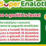 Calendario estrazioni Superenalotto Natale 2017