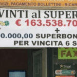 Vibo Valentia, la ricevitoria della vincita record al Superenalotto. Nuova vincita al 10 e Lotto.