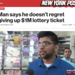 USA, negoziante onesto restituisce biglietto della lotteria da 1 milione di dollari