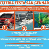 Lotteria Festa di San Gennaro 2019: a Somma Vesuviana al via la prima edizione.