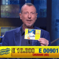 Chiavari (Genova), vinto il premio gionaliero del 13 ottobre da 10.000€ della Lotteria Italia.