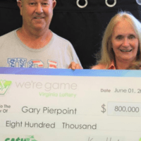 Gary Pierpoint, l'americano che ha giocato gli stessi numeri su otto schedine identiche e ha vinto 800mila dollari alla Virginia Lottery.